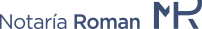 Logo Notaría Román